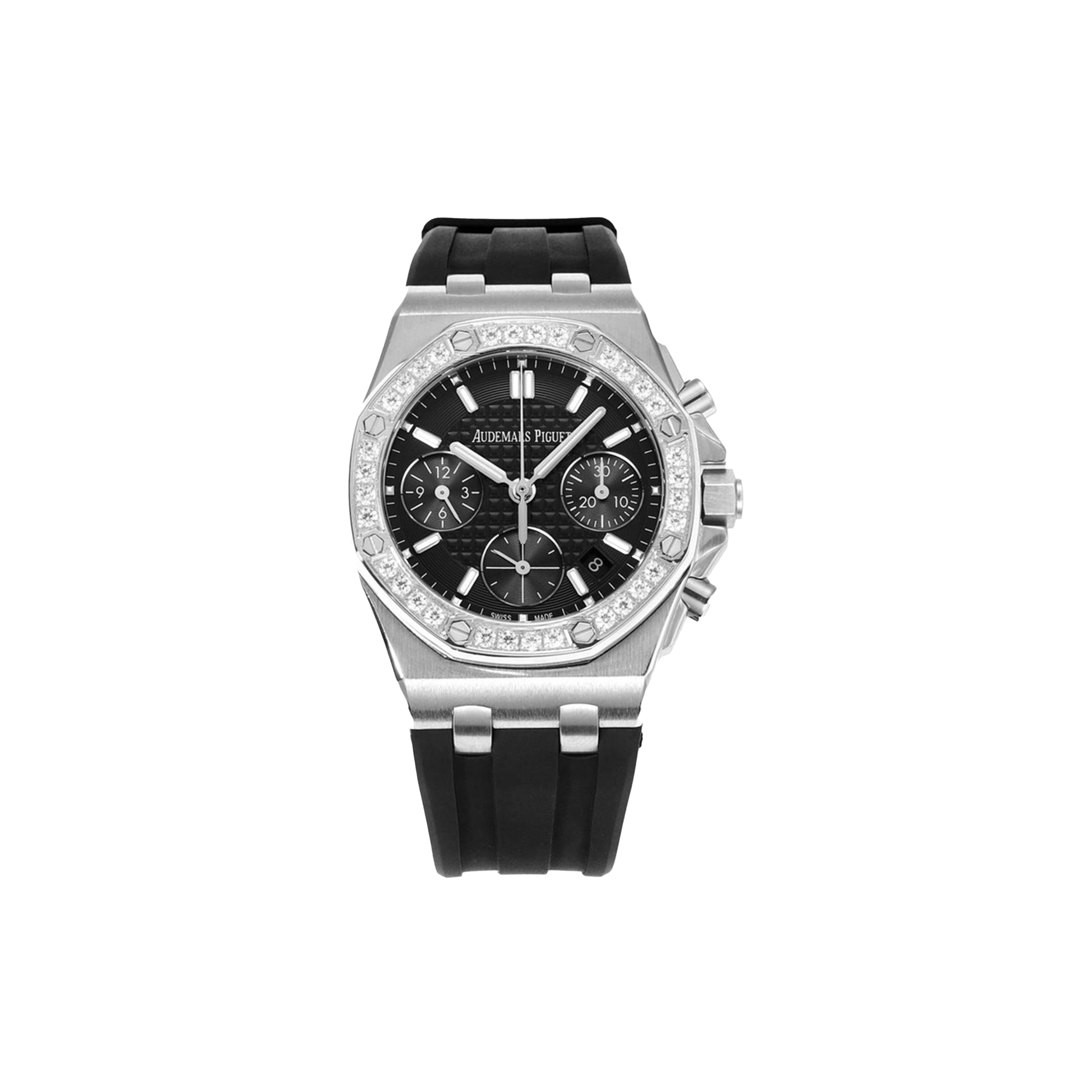 audemars P*g*et royal oak offshore chronograph black dial 37 mm watch 26231st.zz.d002ca.01